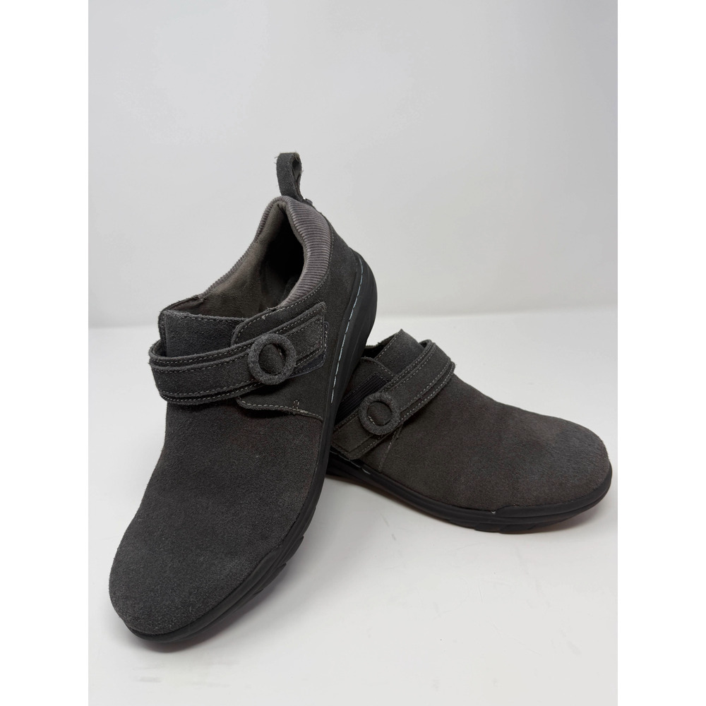 Jambu Women's Fennel Oxford Flat Grey Suede SZ 9M J1FEN19 (EUC)